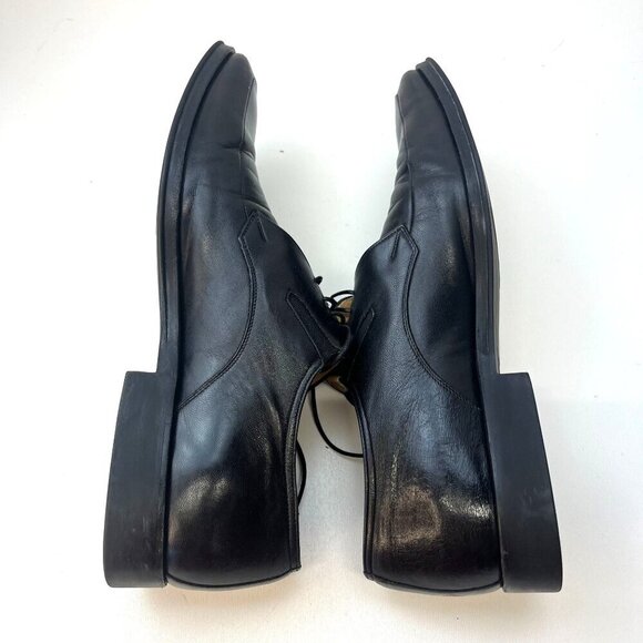 Bruno Magli Bishop Ranuncolo Lace Up Leather Loafer Men's 11.5M Black Color - Picture 8 of 12
